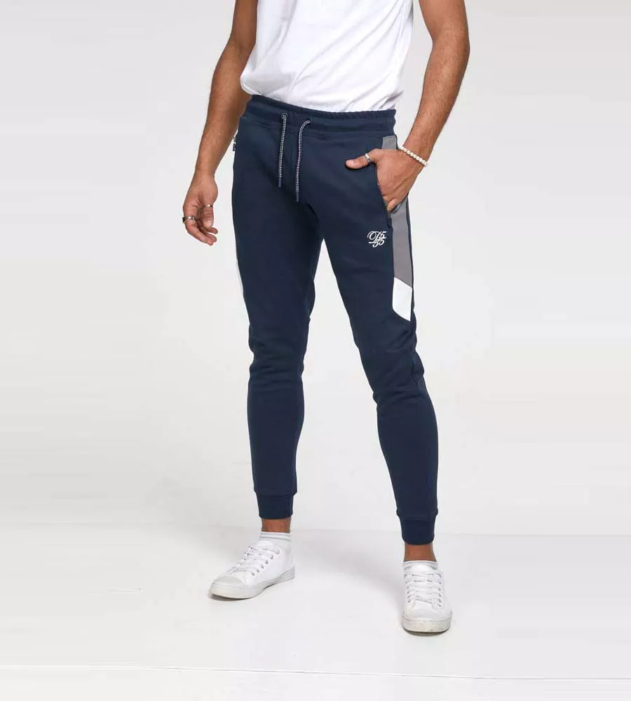 D555 Mens Couture Jogger With Cut and Sew Panels (KENNETH)