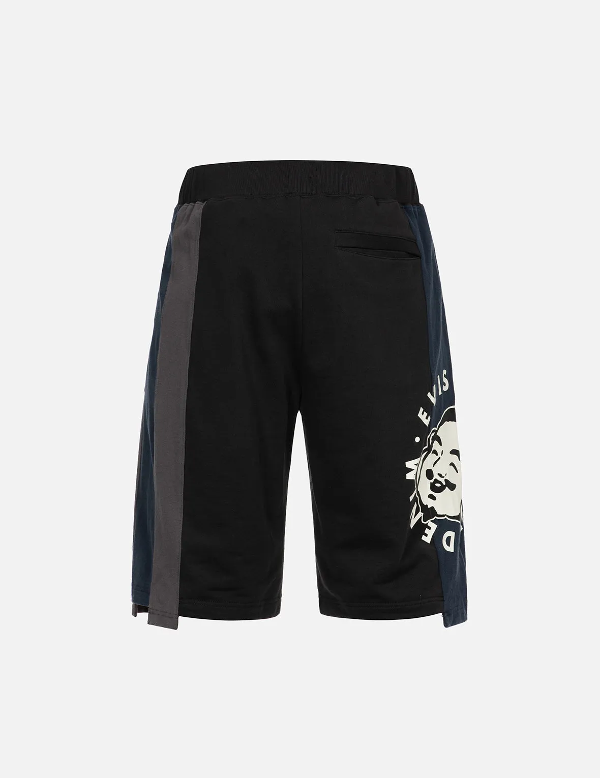 Deconstructed Playful Godhead Printed Regular Fit Sweat Shorts