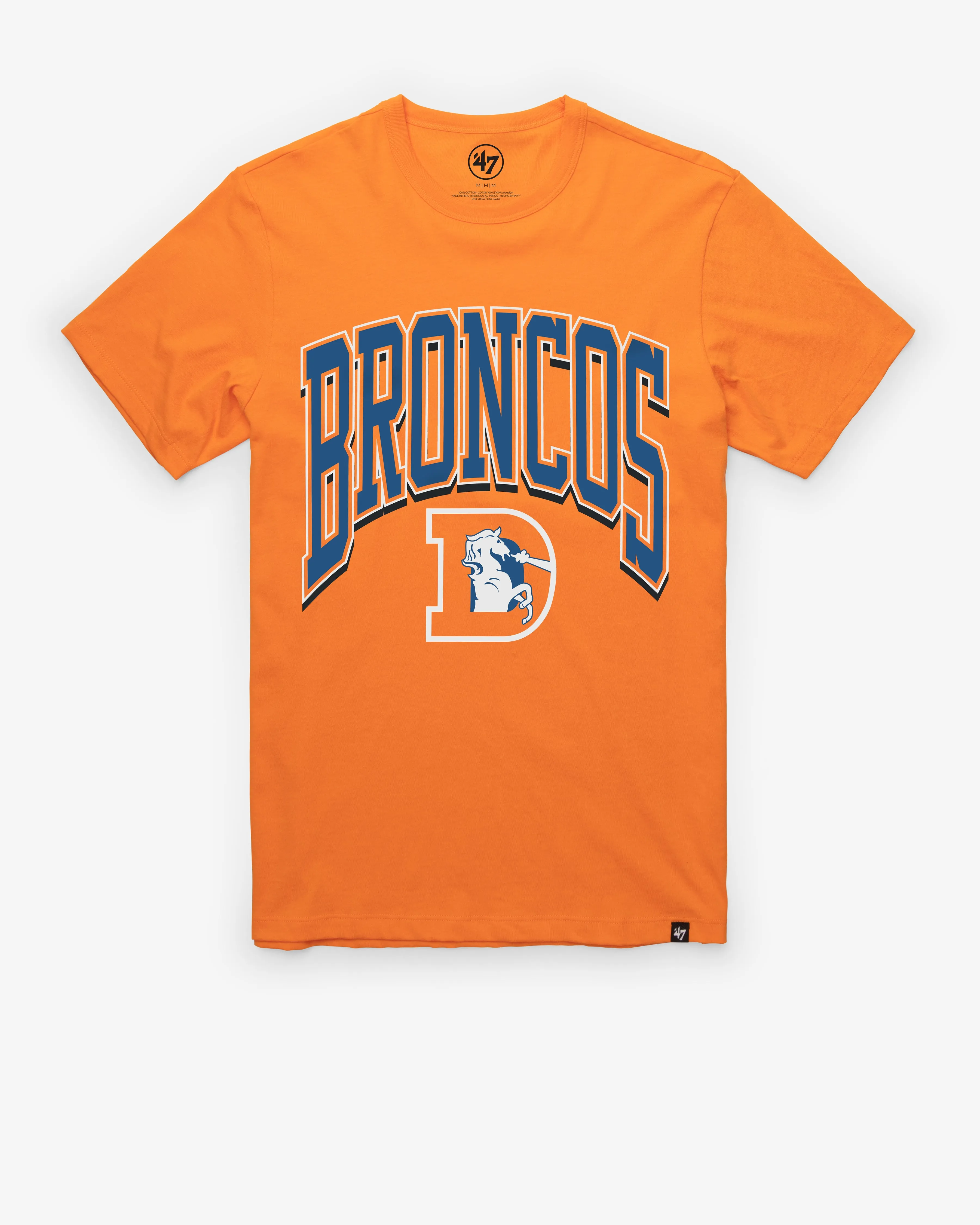 DENVER BRONCOS HISTORIC WALK TALL '47 FRANKLIN TEE