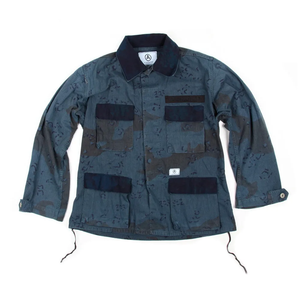 Desert Camo/Indigo Flap Jacket