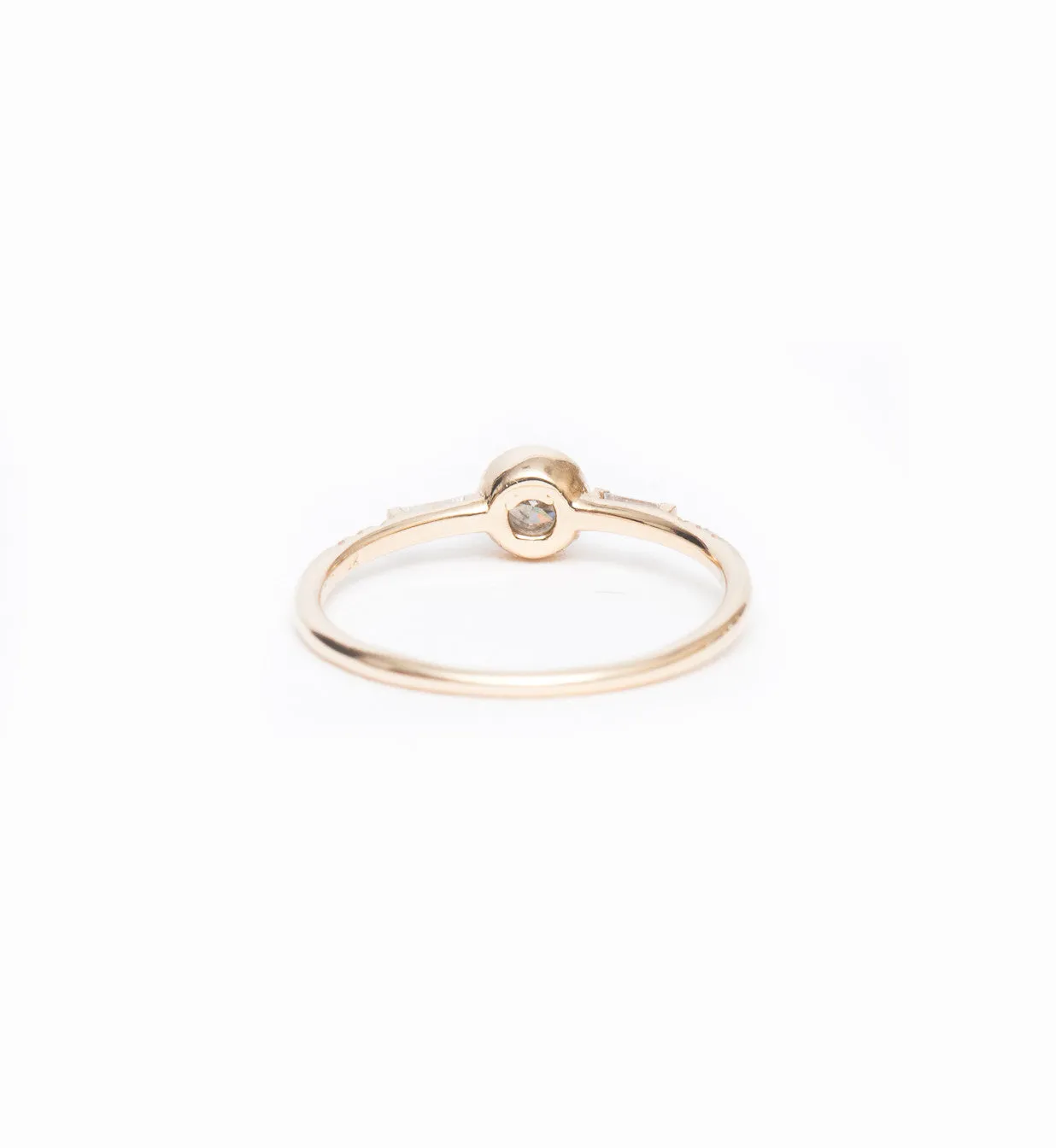 Diamond Baguette Mini Equilibrium Ring