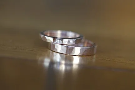 Diamond wedding band Set (S0332)