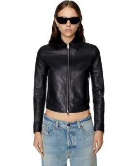 Diesel Light leather biker jacket