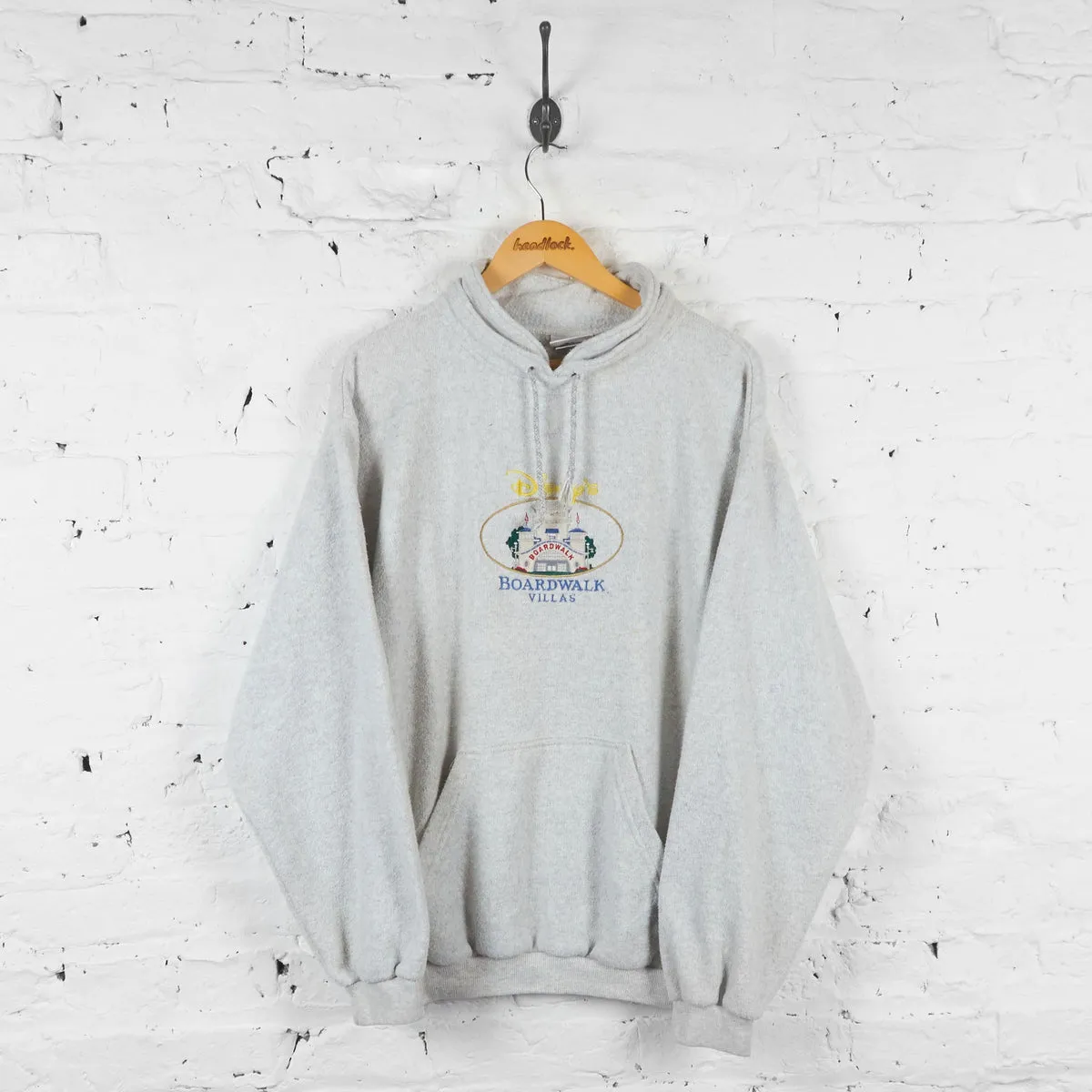 Disney Boardwalk Villas 90s Hoodie - Grey - XL