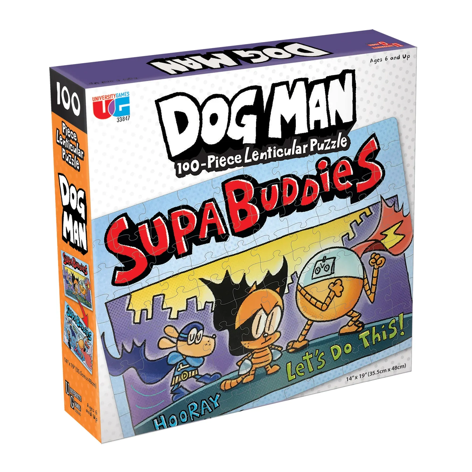 Dog Man Adventures Lenticular Puzzle