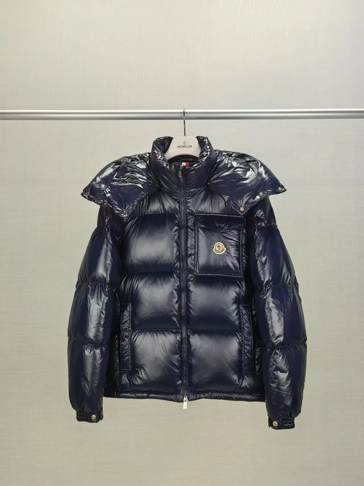 Down Jacket Dark Blue & Middle Stripe 2024