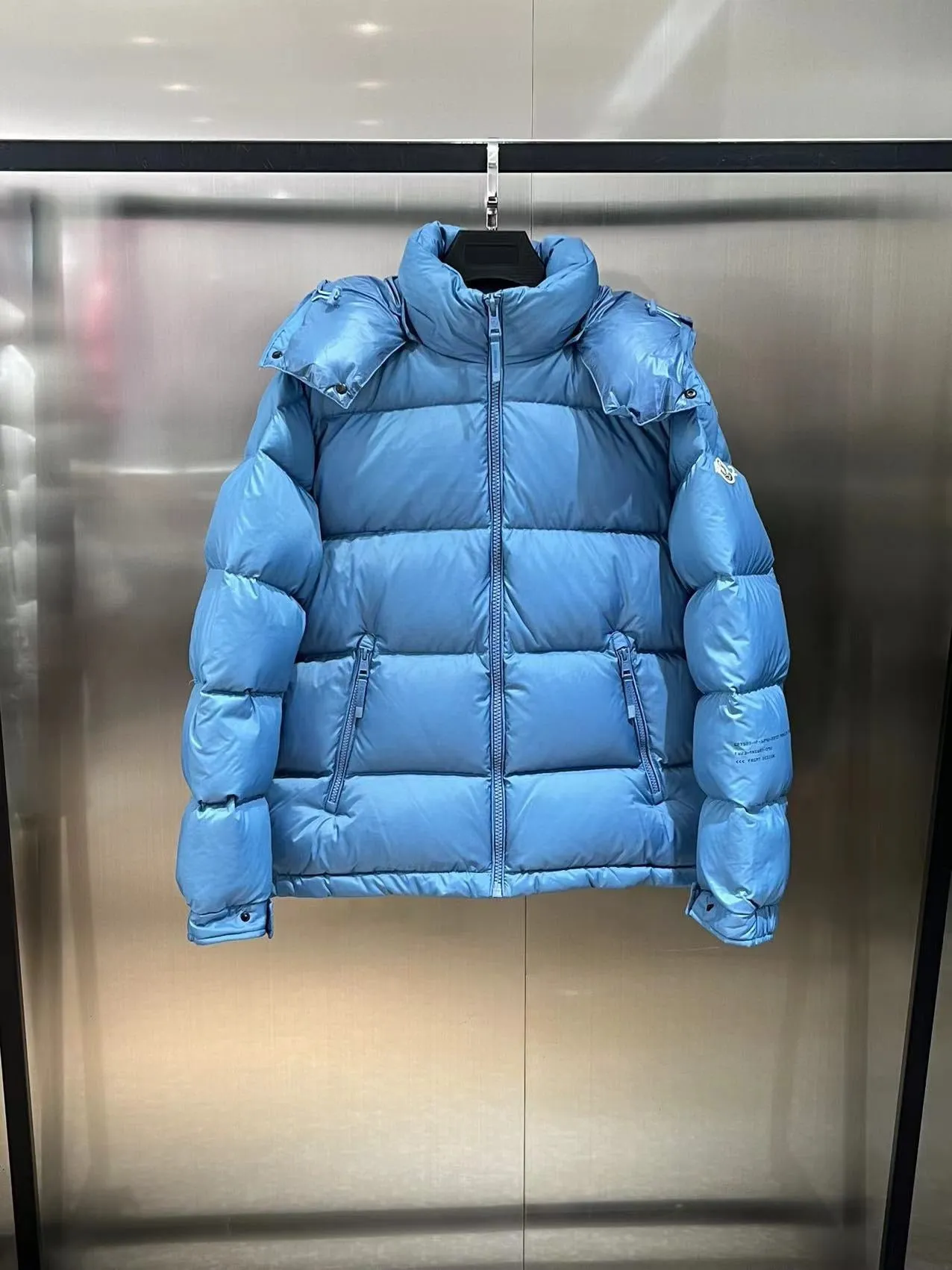 Down Jacket Light Blue Collab