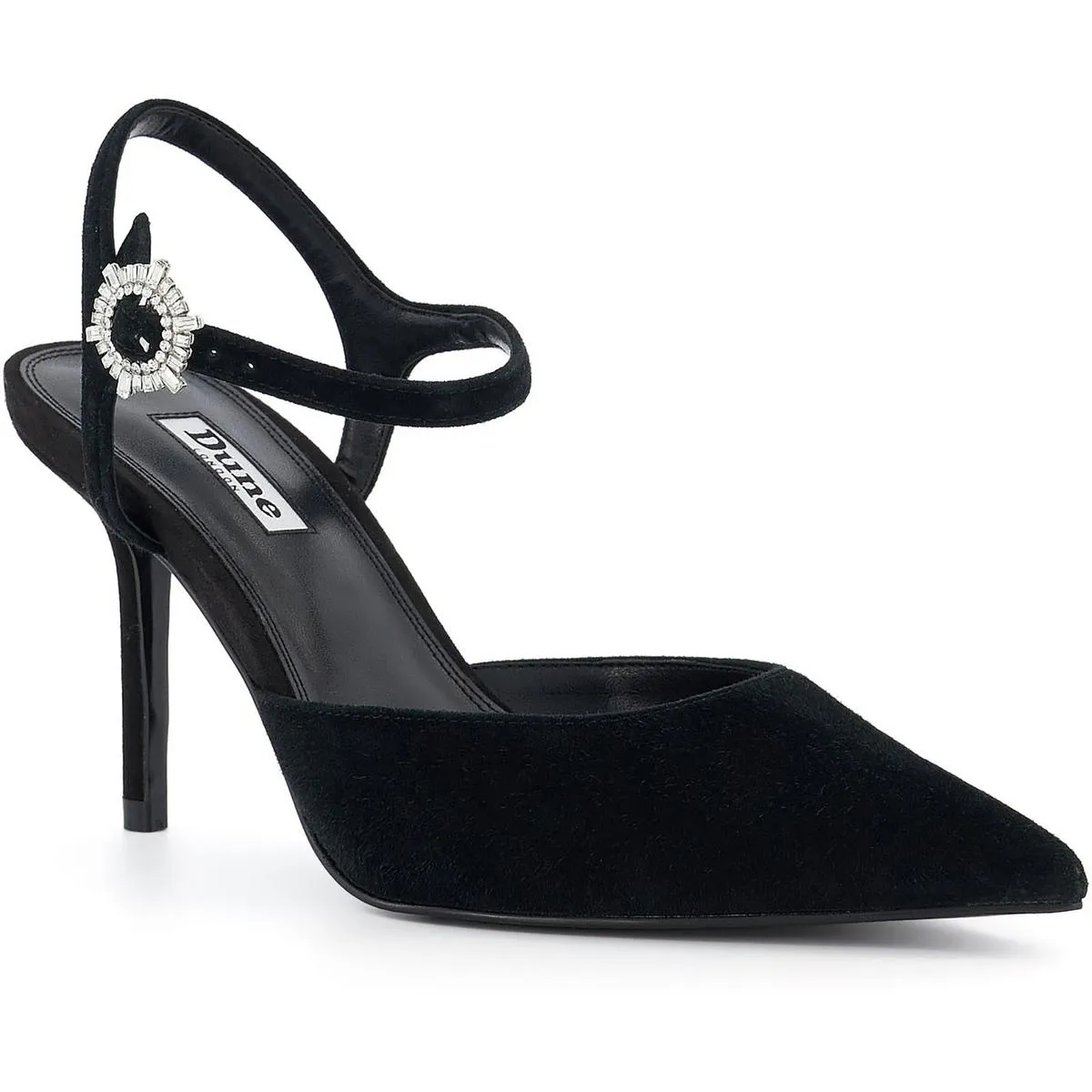 Dune Channel Court Shoes Black