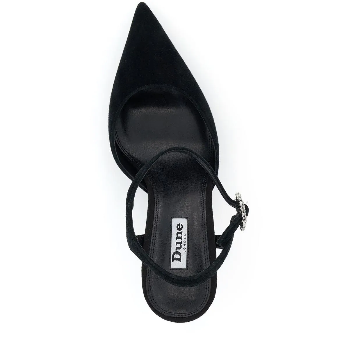 Dune Channel Court Shoes Black