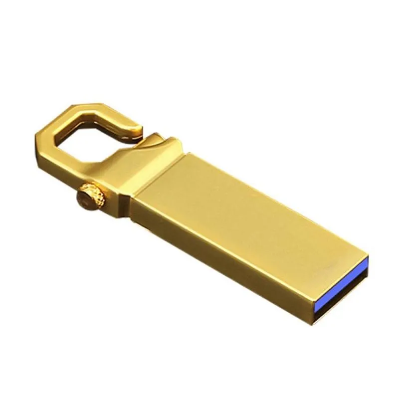 Electronic Mini Gold USB 3.0 Flash Drive 32GB Memory Drives