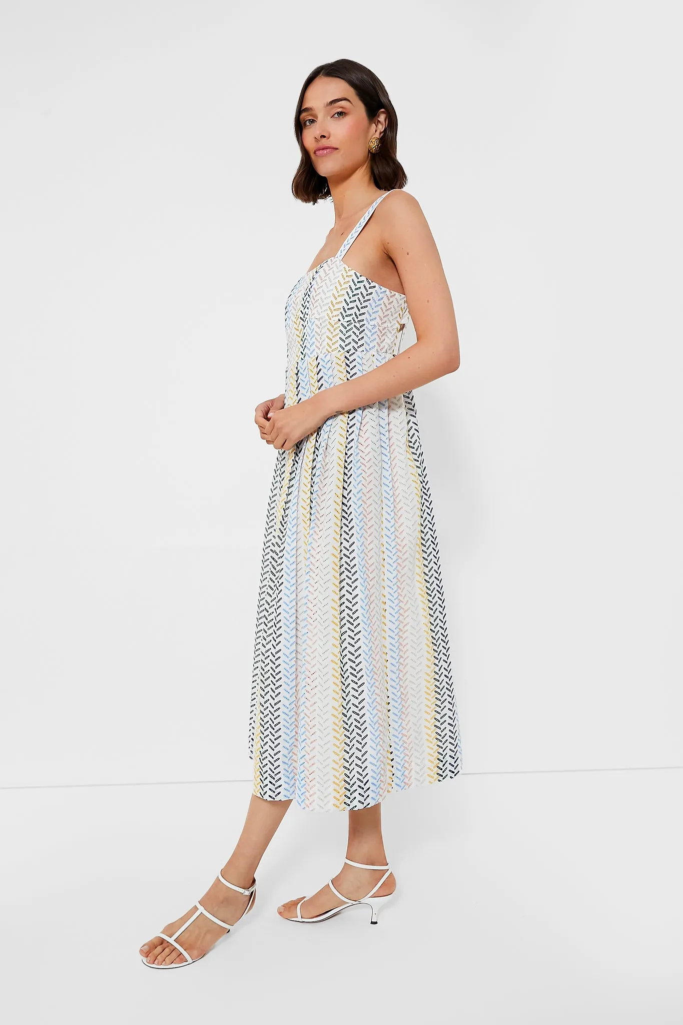 Embroidered Lorenza Dress