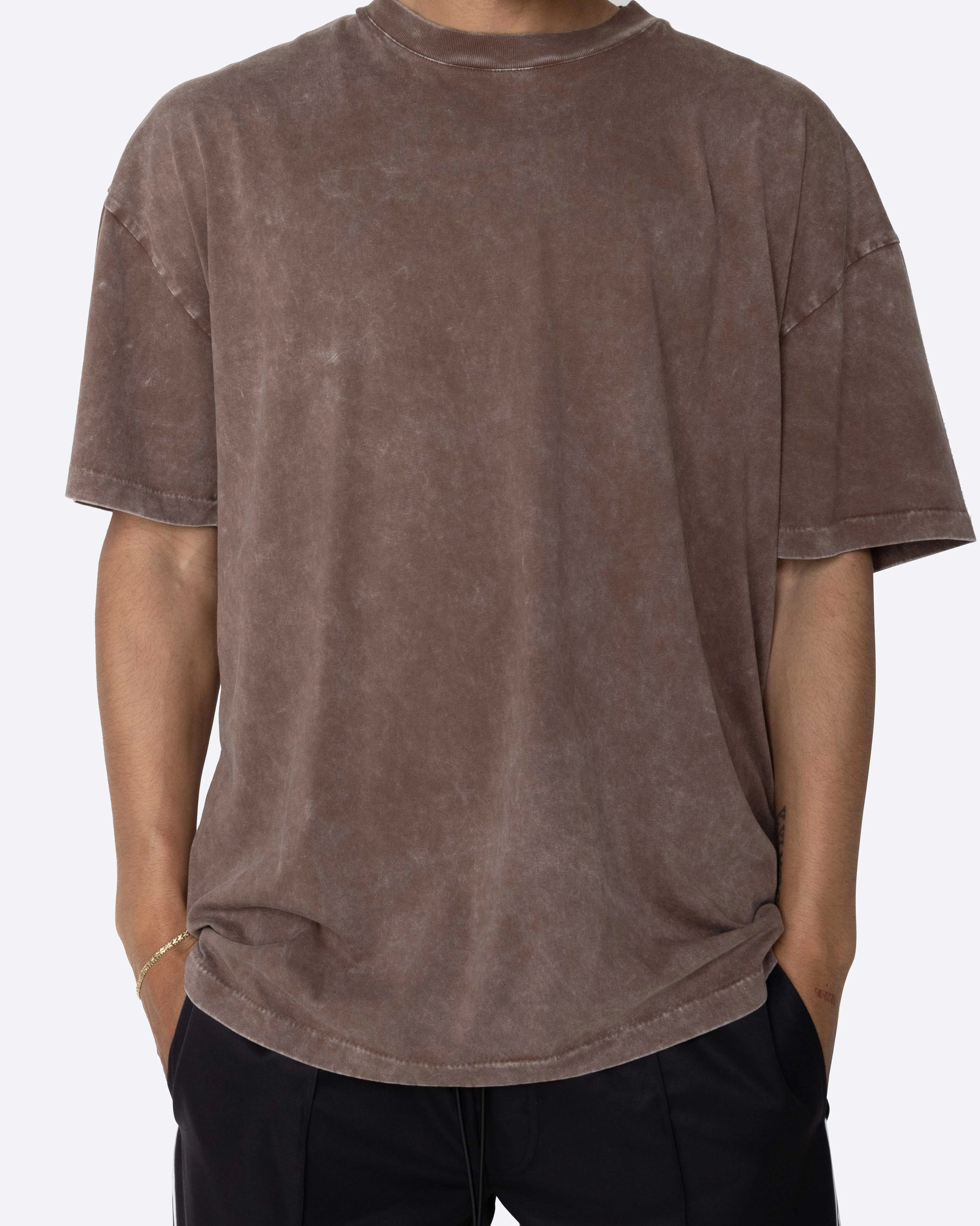 EPTM BIG N TALL PERFECT VINTAGE TEE - BROWN