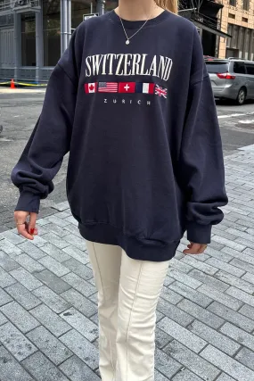 Erica Switzerland Flag Sweatshirt