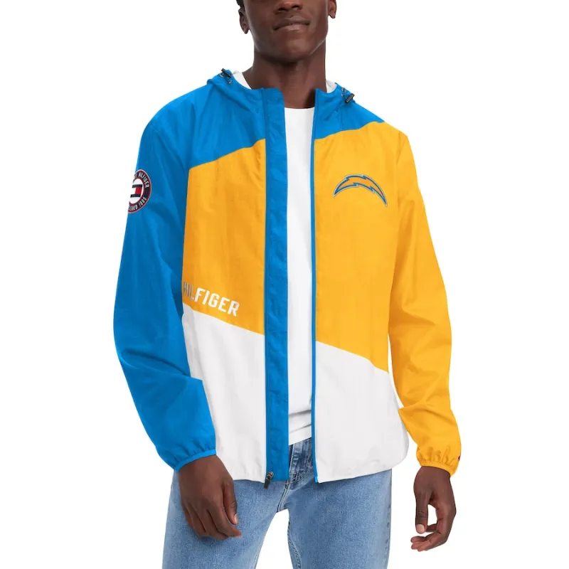 Everett Los Angeles Chargers Hooded Jacket - William Jacket