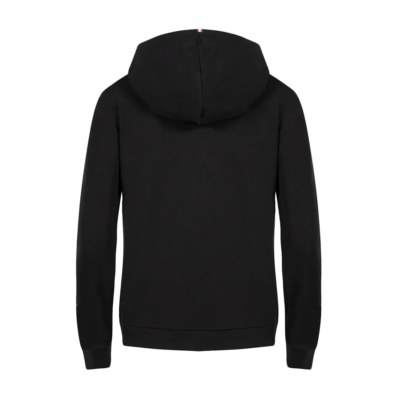 FELPA ESSENTIELS FULL ZIP CON CAPPUCCIO Donna Black