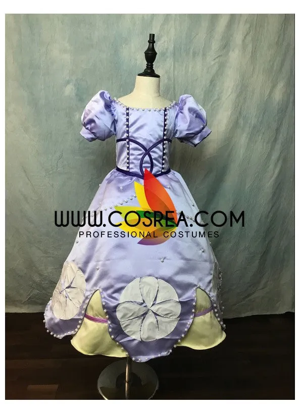 First Princess Sofia Girls Size Cosplay Costume