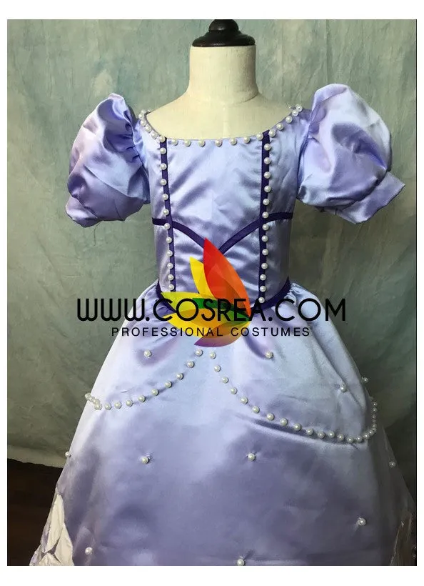 First Princess Sofia Girls Size Cosplay Costume