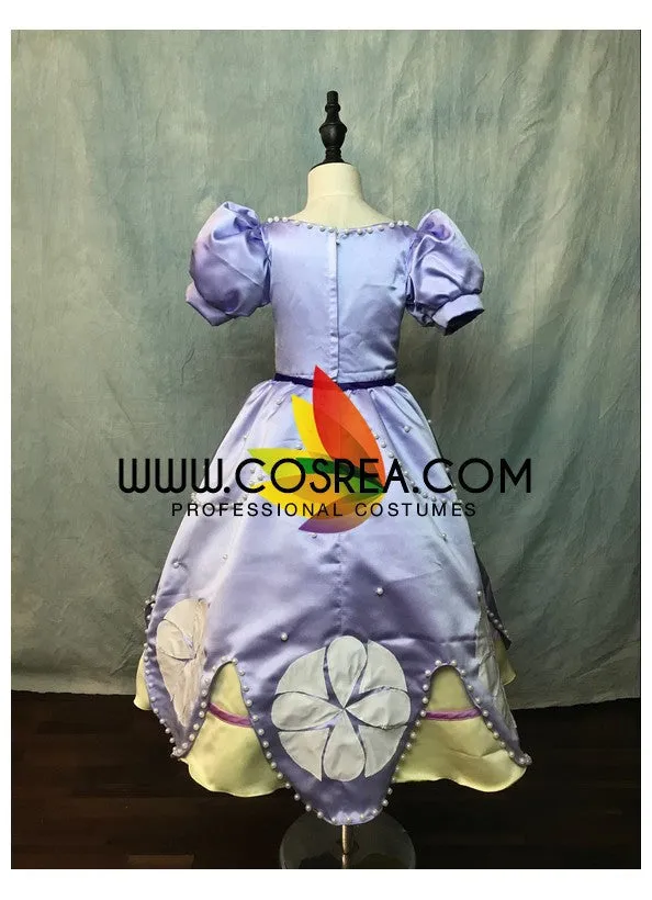 First Princess Sofia Girls Size Cosplay Costume