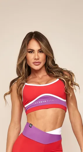 Fit Colors Bra - Red