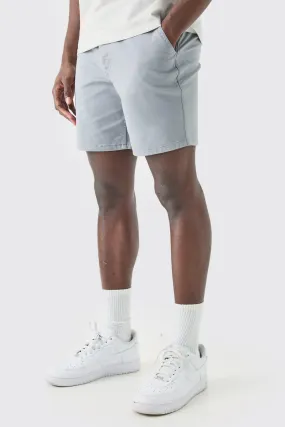 Fixed Waist Skinny Fit Chino Shorts | boohooMAN UK