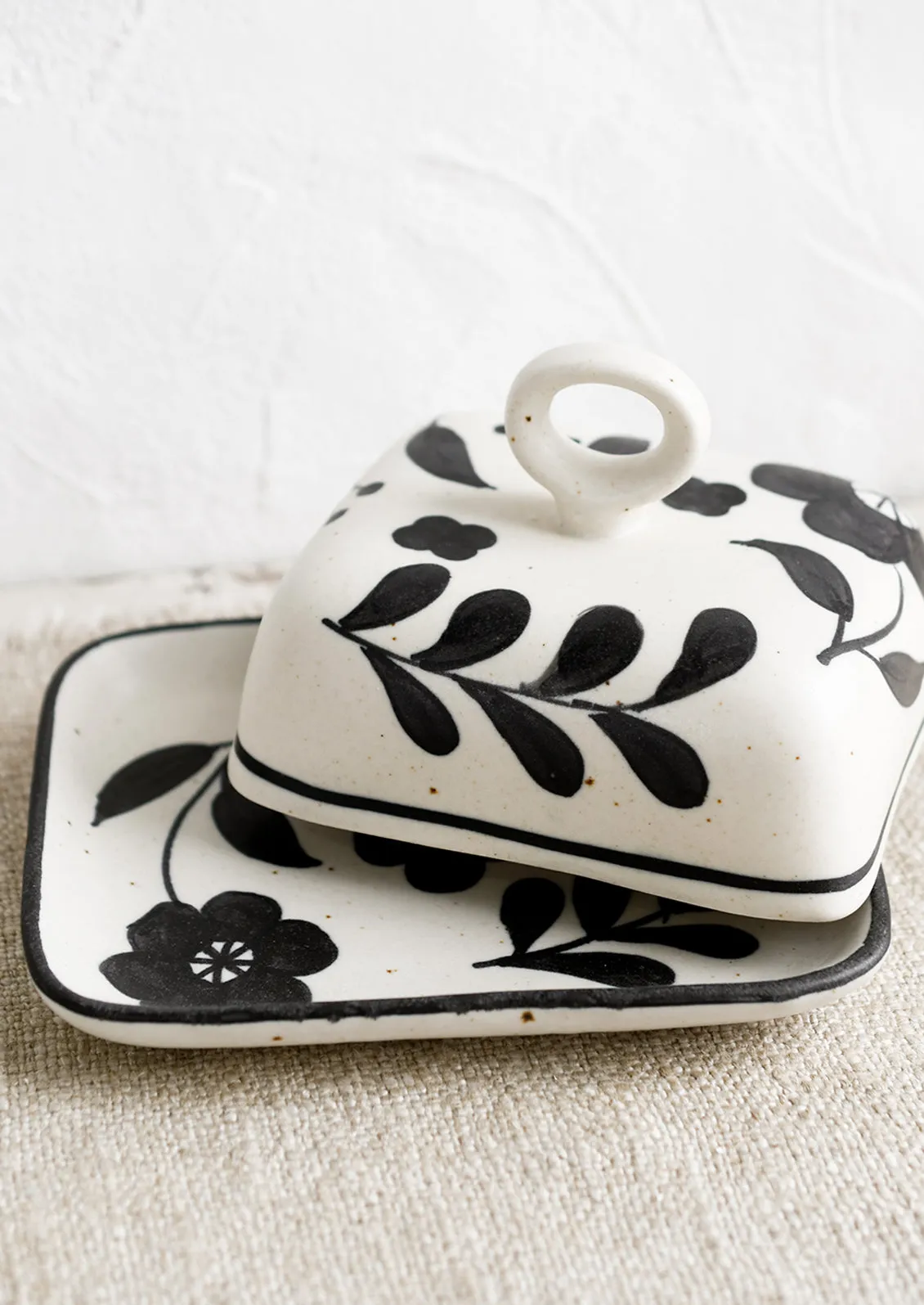 Folklore Floral Butter Dish