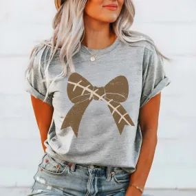 Football Large Bow Graphic Tee