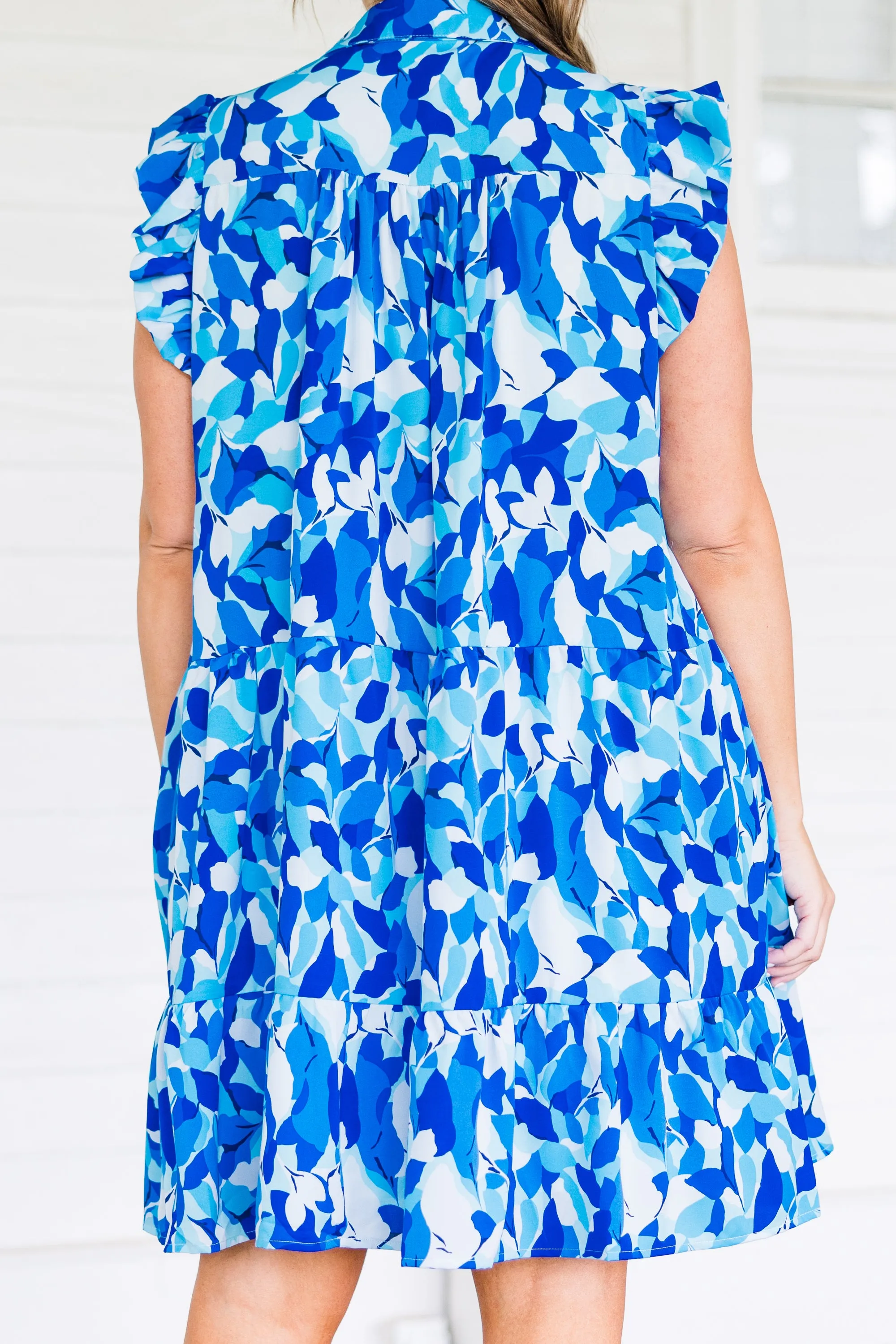 Garden Gala Dress, Blue