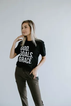 God. Goals. Grace. Graphic Tee