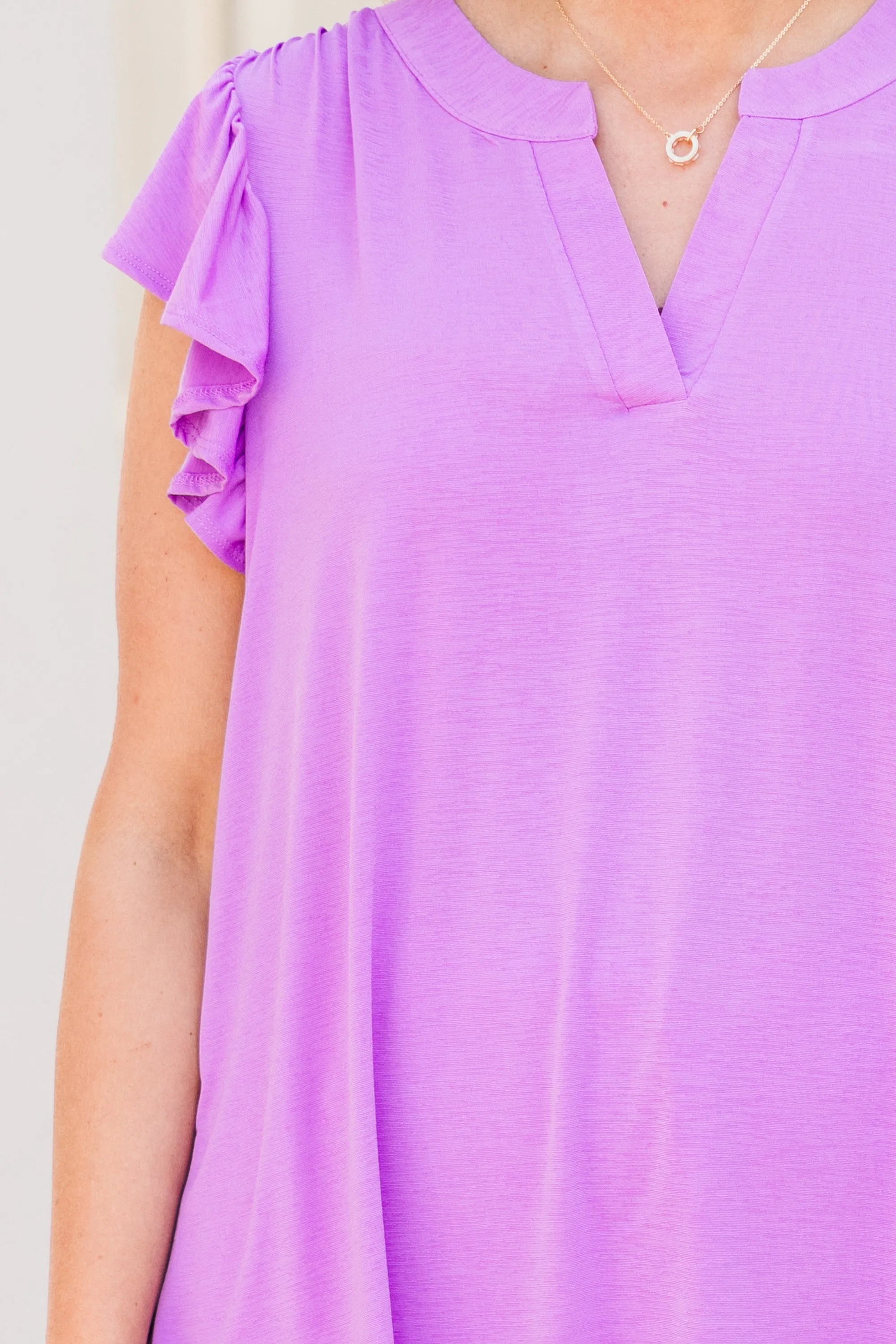 Grace Bay Top, Lavender