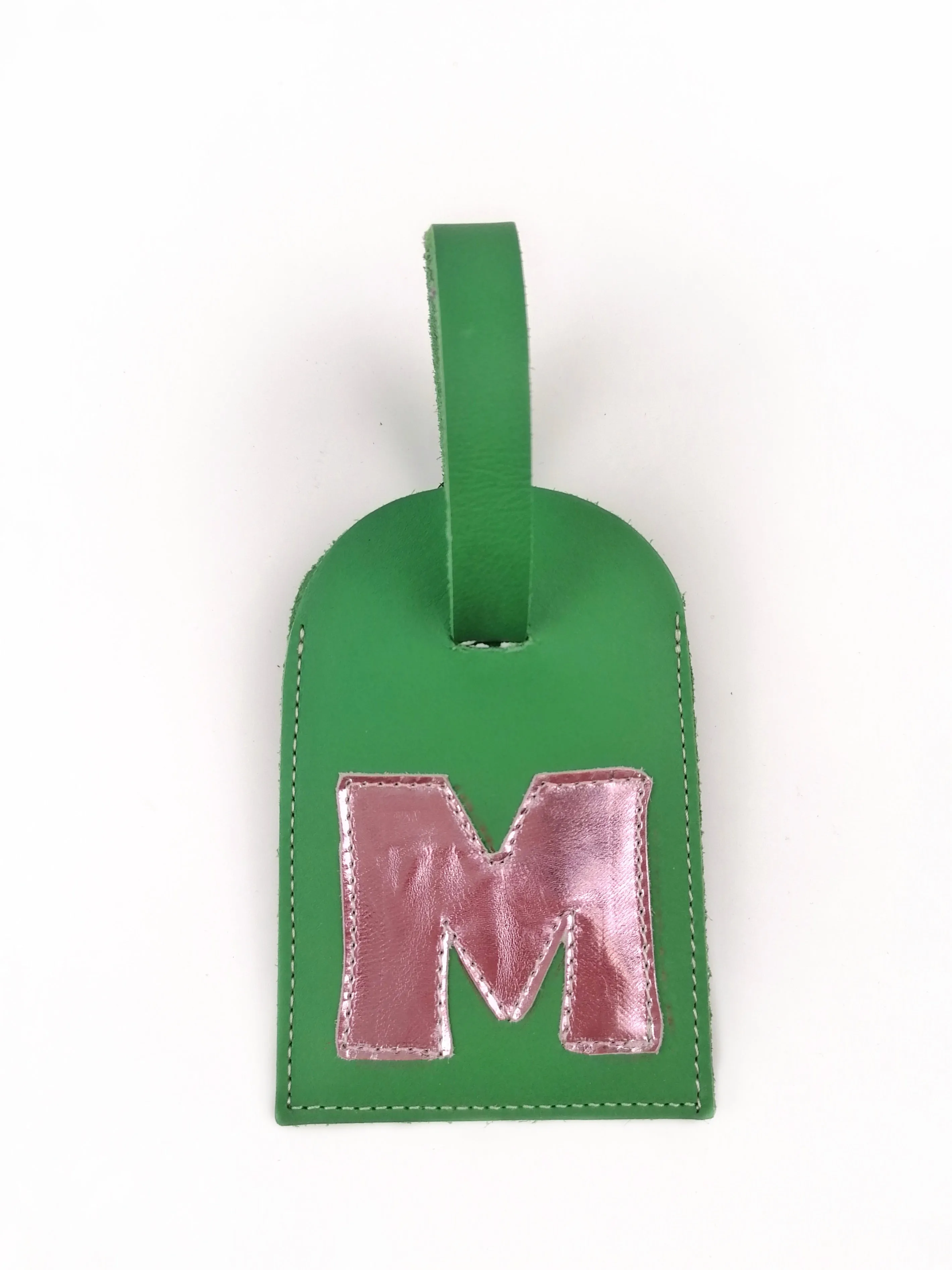 GREEN/METALLIC PINK TRAVEL TAG