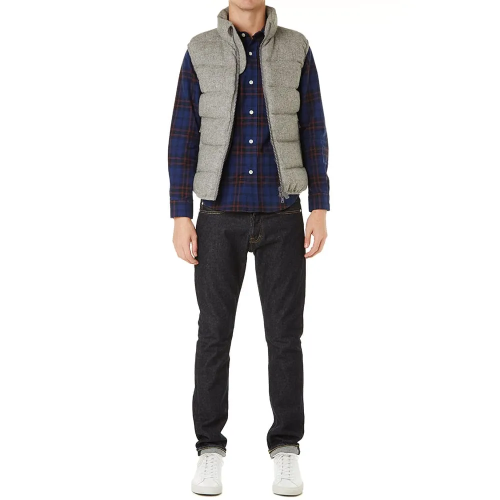 Head Porter Plus Print Check ShirtNavy