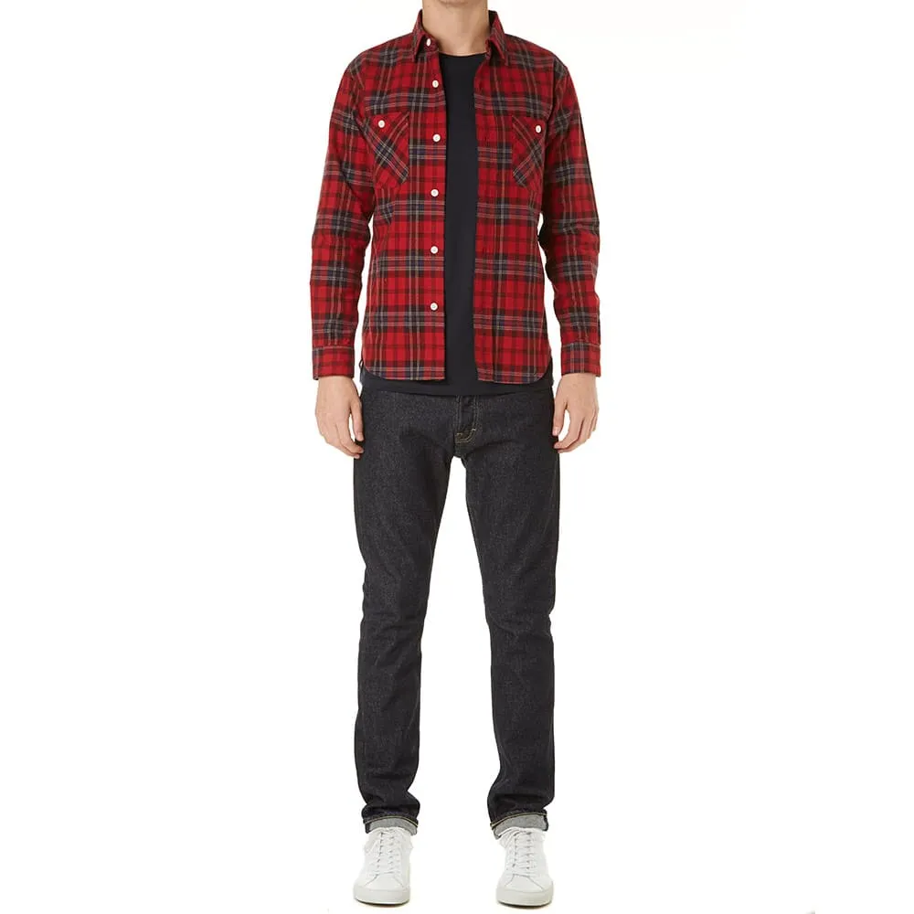 Head Porter Plus Print Check ShirtRed