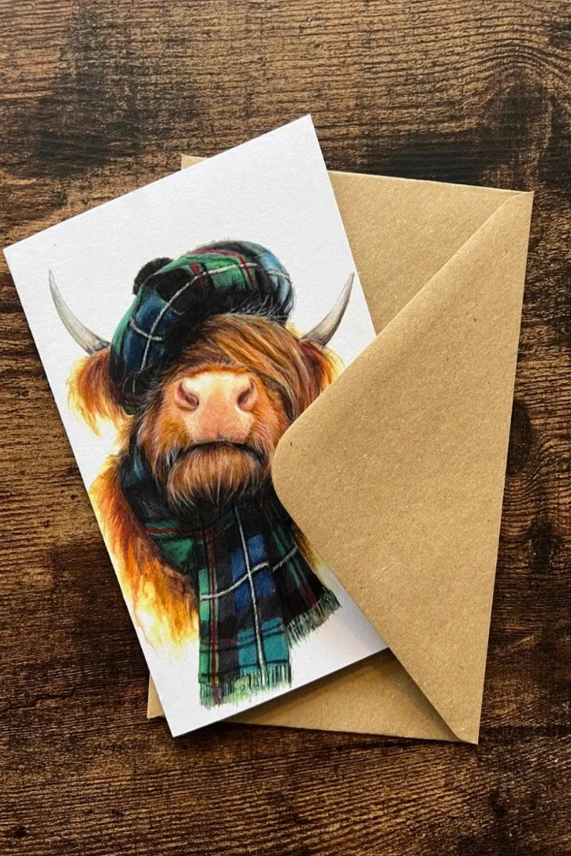 Highland Cow Greetings Card Set (6)