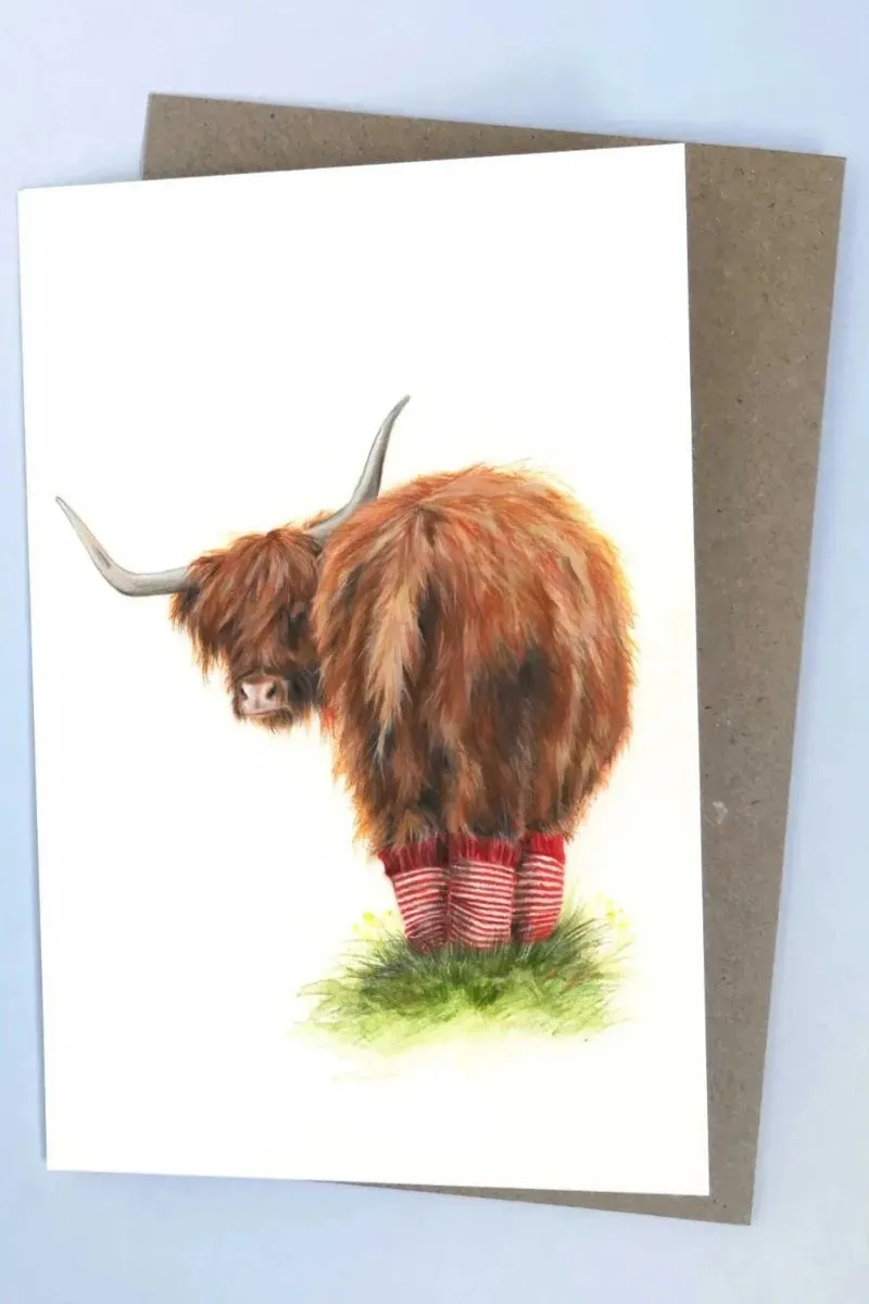 Highland Cow Greetings Card Set (6)