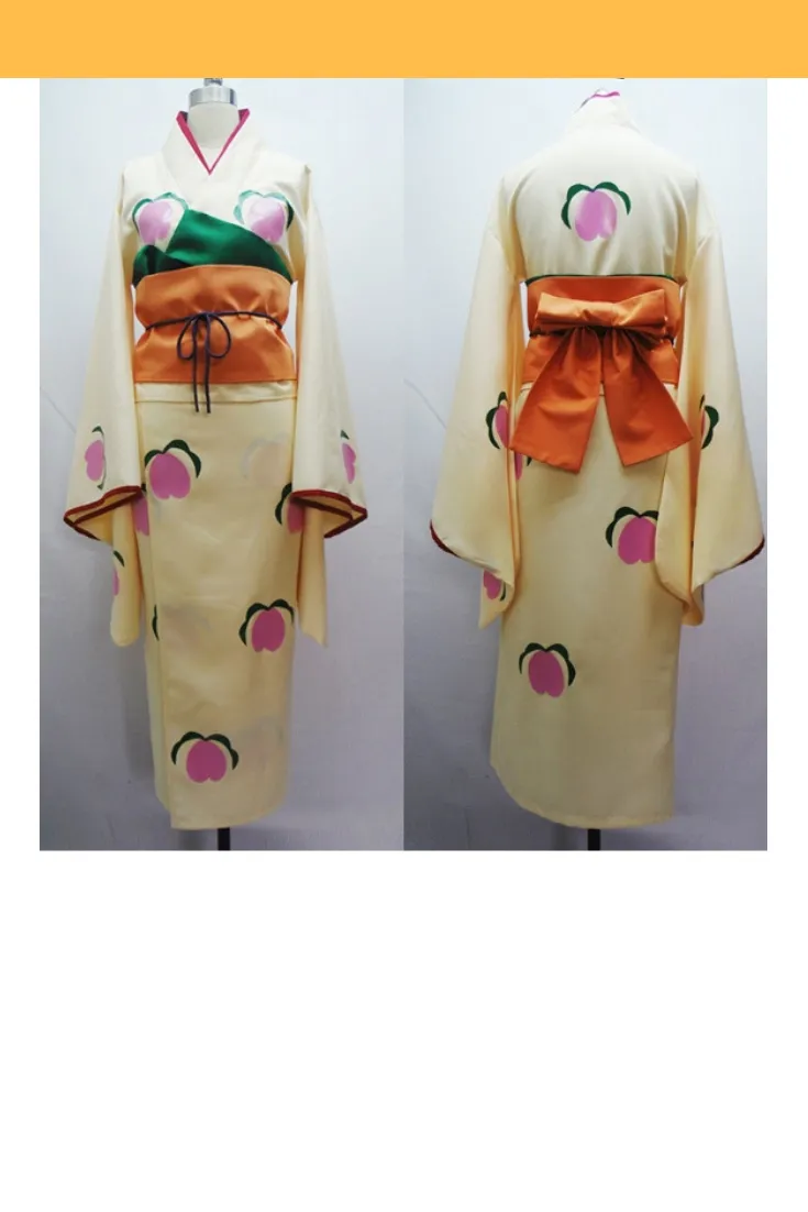 Hozuki's Coolheadedness Peach Maki Cosplay Costume