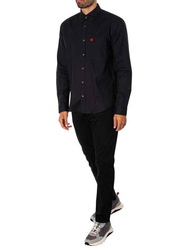 HUGO Evito Slim Shirt - Black