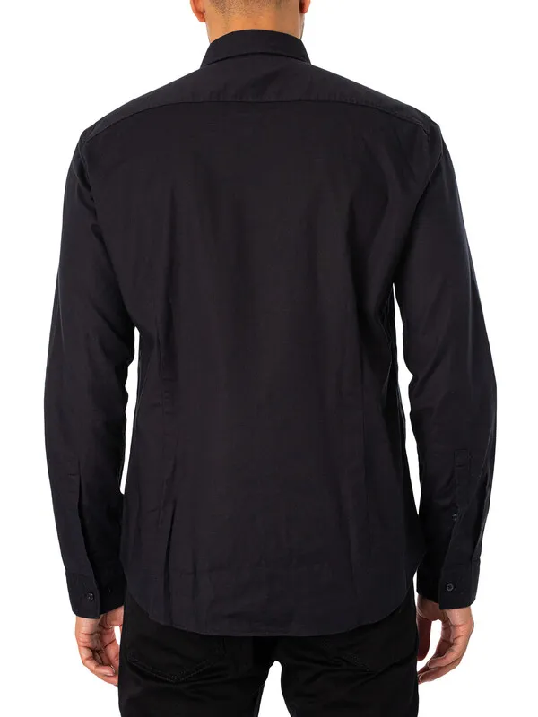 HUGO Evito Slim Shirt - Black