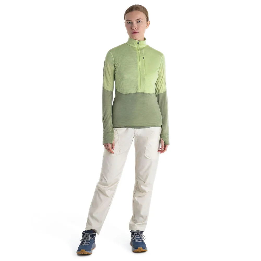 Icebreaker Merino 200 RealFleece Descender LS Half Zip Women’s