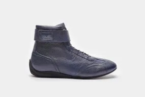 Iconic High - Navy Blue Deer Leather