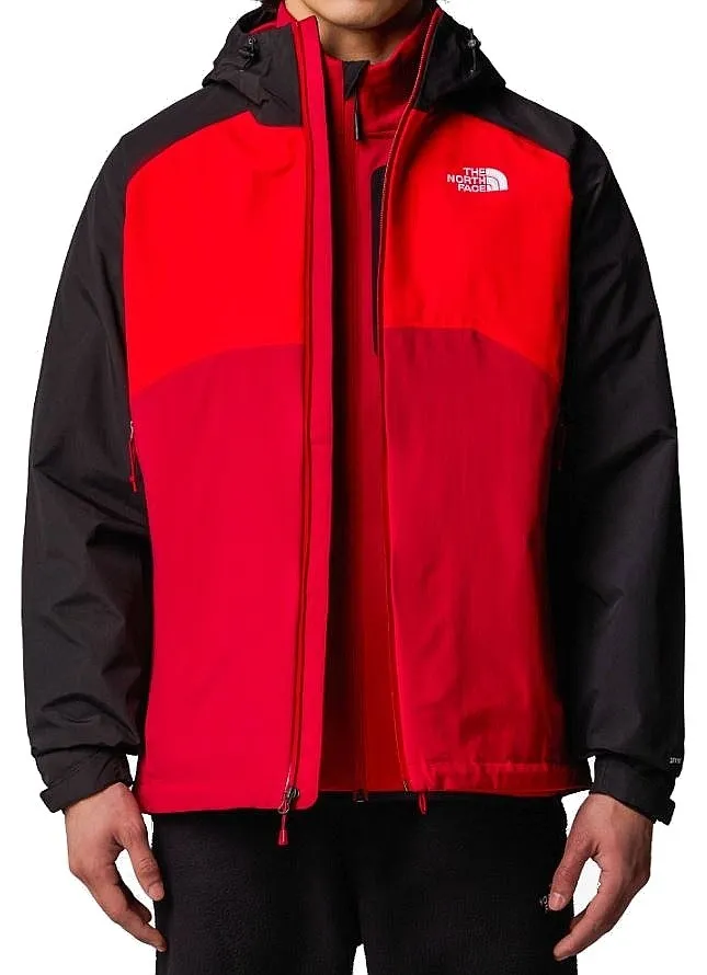 jacket The North Face Stratos - Garnet Red/High Risk Re - men´s