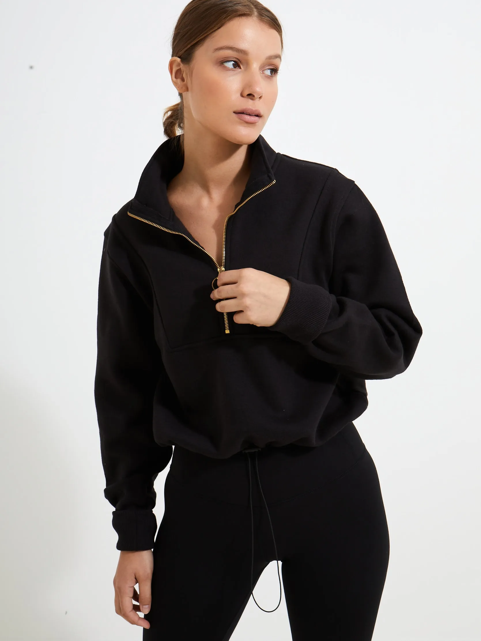 Jenny Zip Jumper - Black