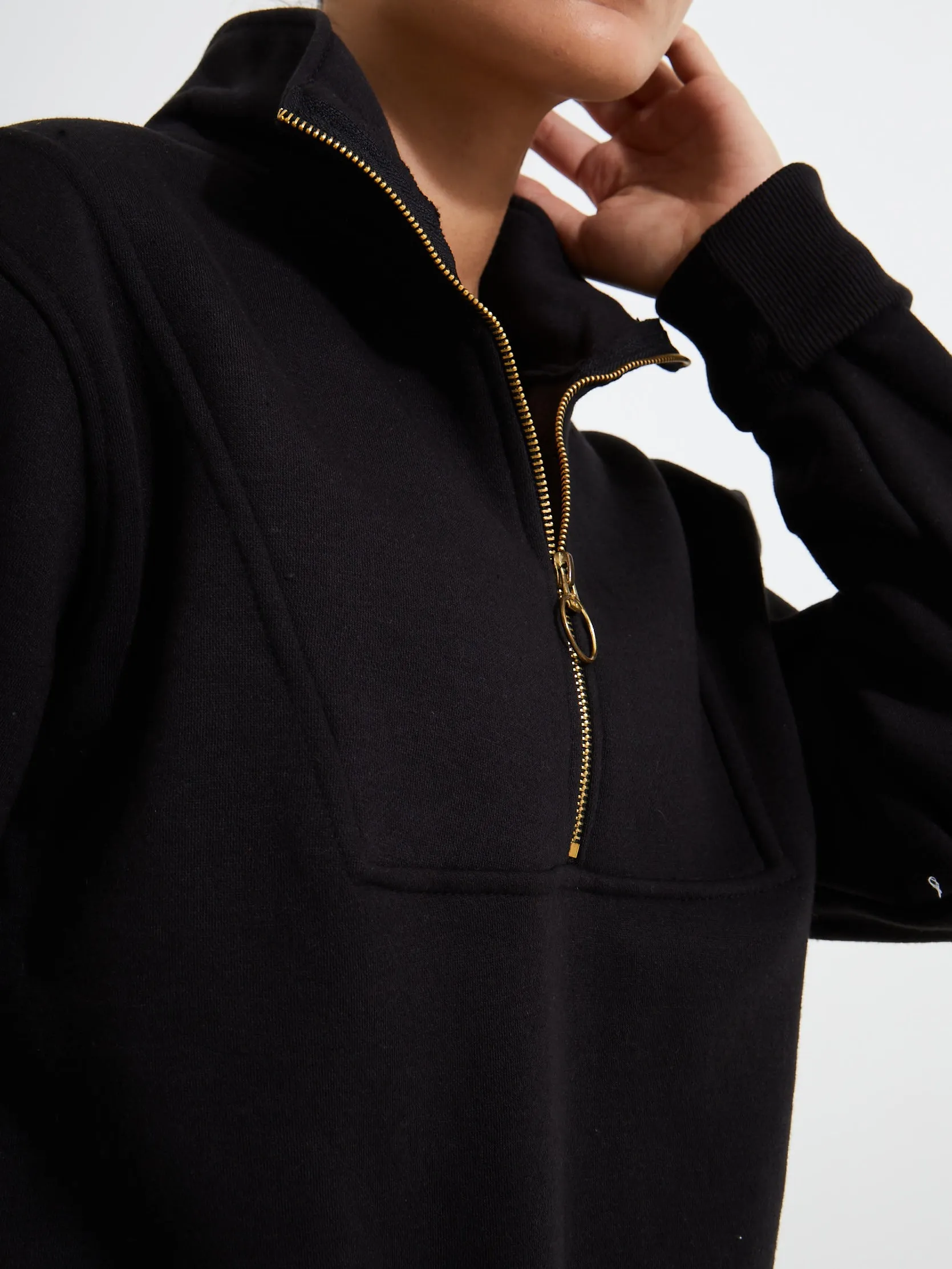 Jenny Zip Jumper - Black