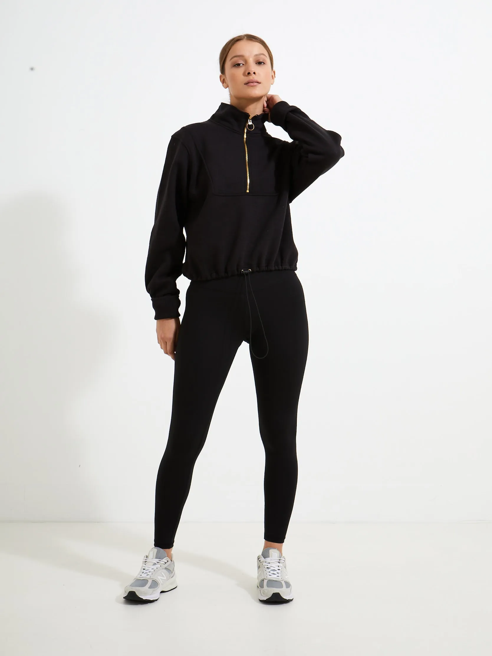 Jenny Zip Jumper - Black