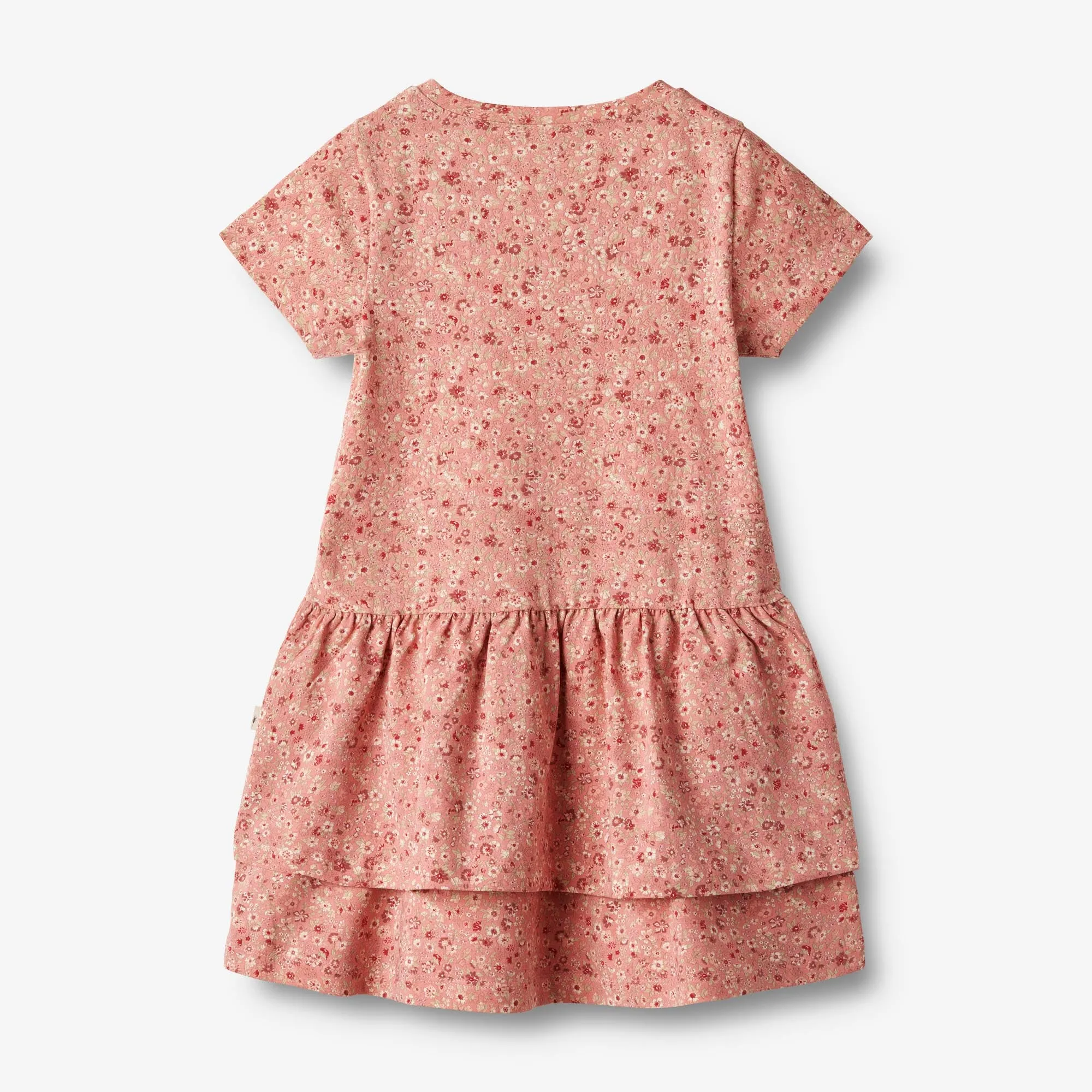 Jersey Dress S/S Johanna - rosette flowers