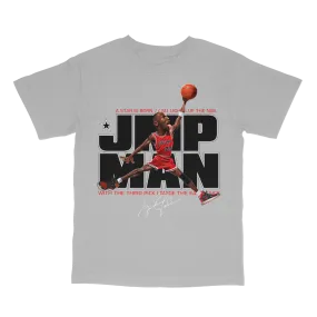 JMP Man Jordan Limited Edition Grey Tee