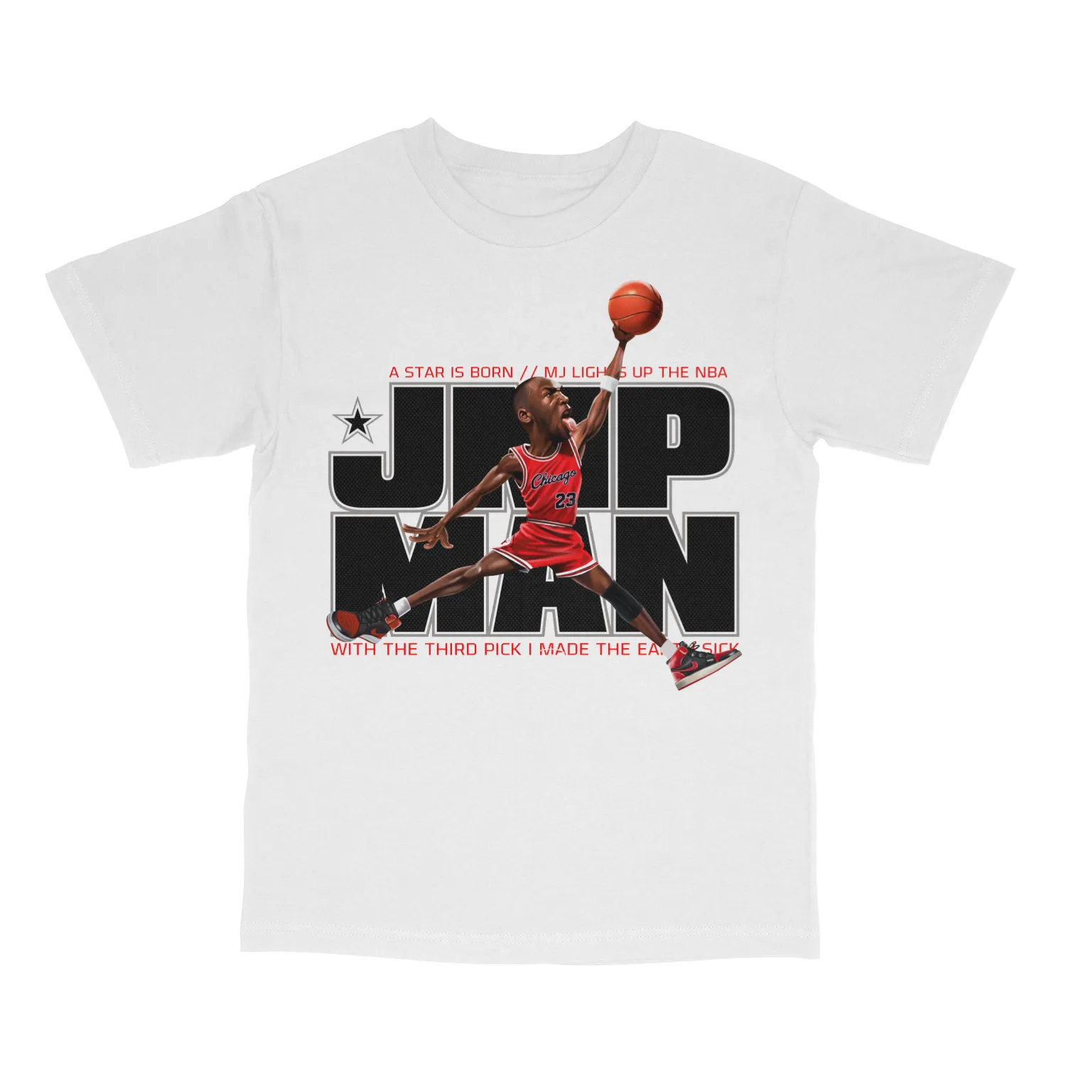 JMP Man Jordan White Tee