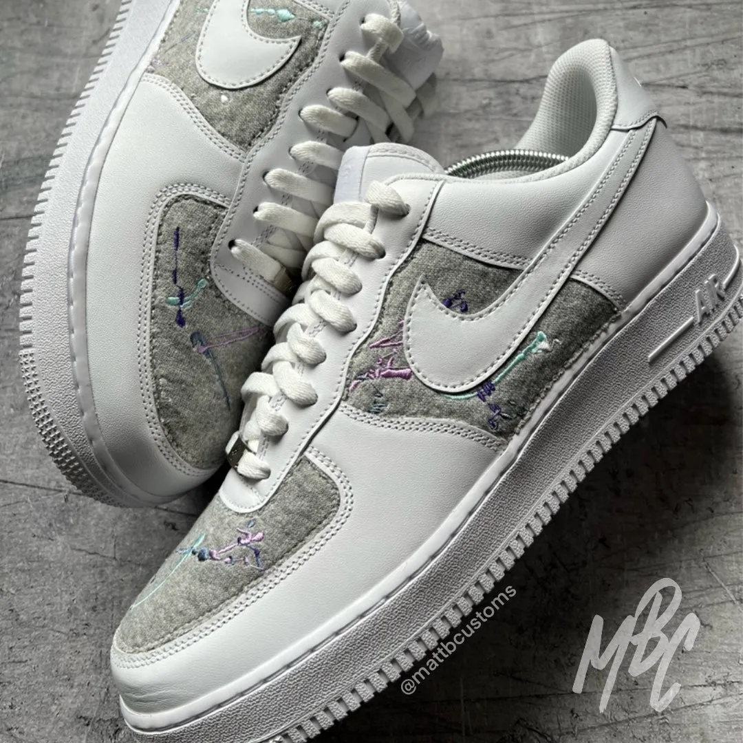 Jogger Paint Splat - Air Force 1 | UK 11