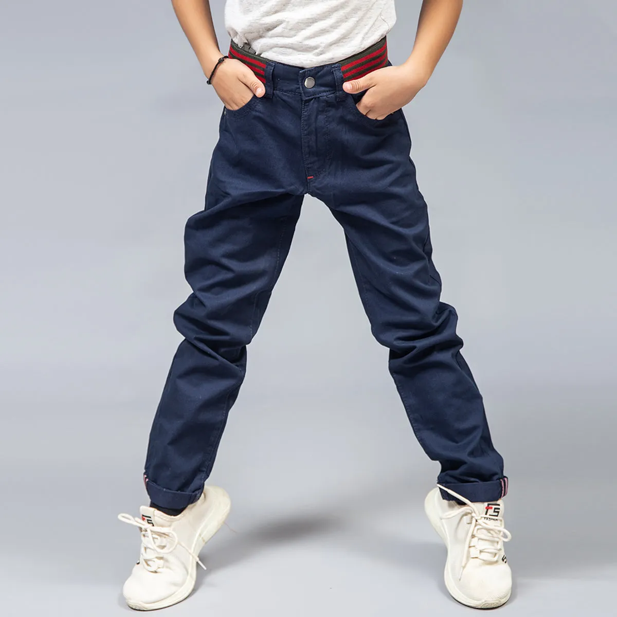 Jogger Pant With Elasticated Rib Pant