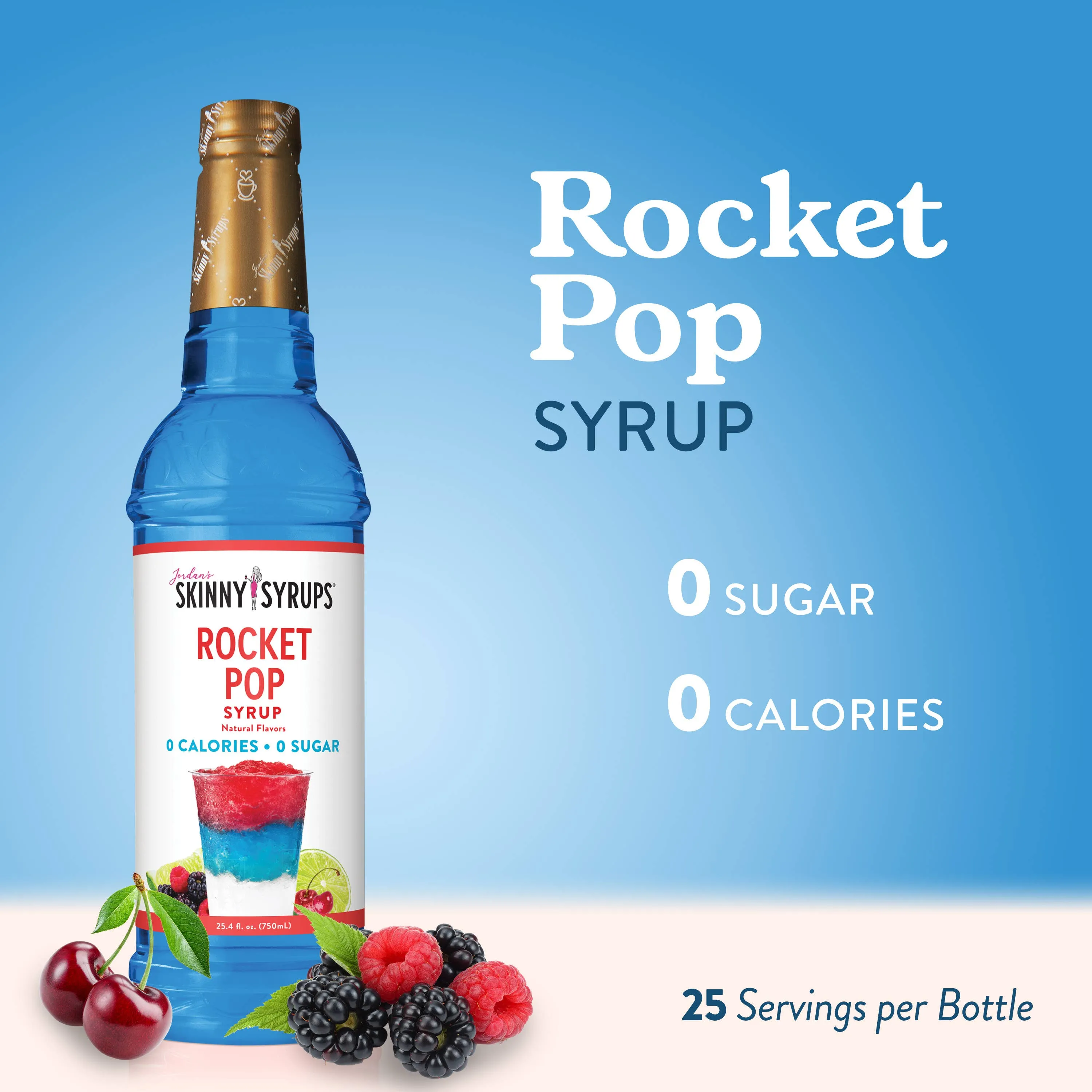 Jordan's Skinny Mixes - Sugar Free Rocket Pop Syrup