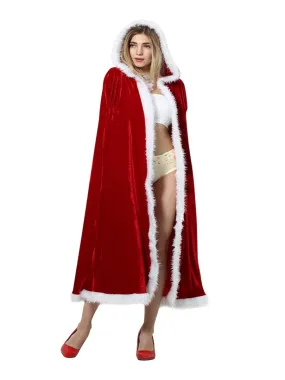 Joyeux Nol Mme Santa Claus Nol Costume Cape